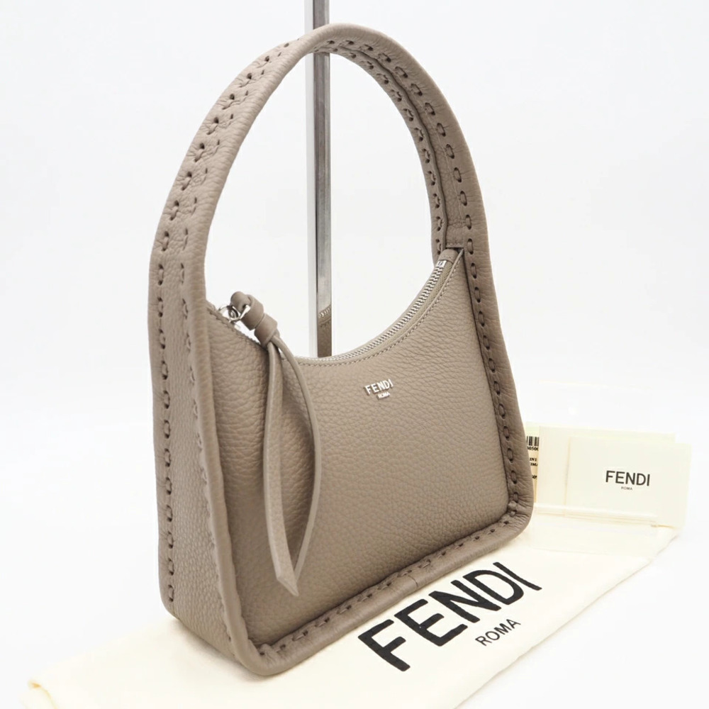 Fendi Selleria Fendessence Handbag beige leather